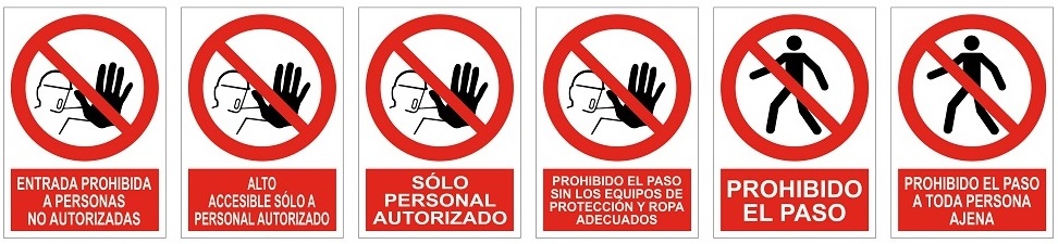 Señales prohibicion