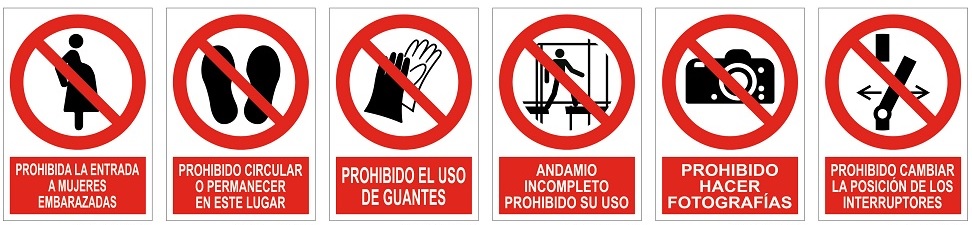 Señales prohibicion