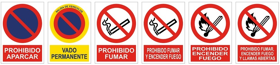 Señales prohibicion