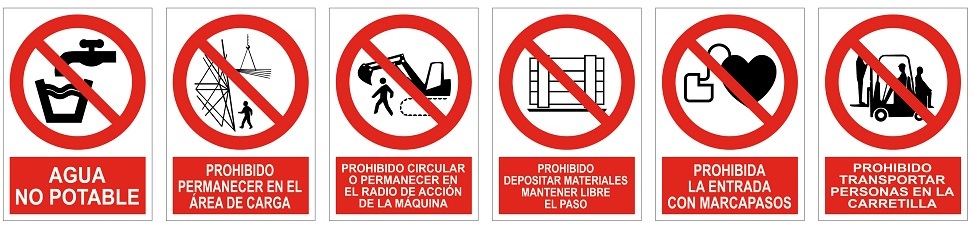 Señales prohibicion