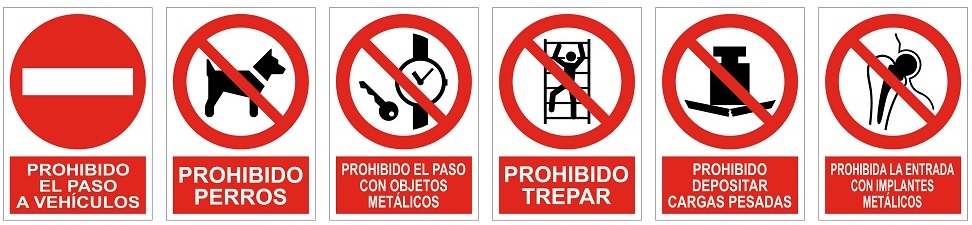 Señales prohibicion