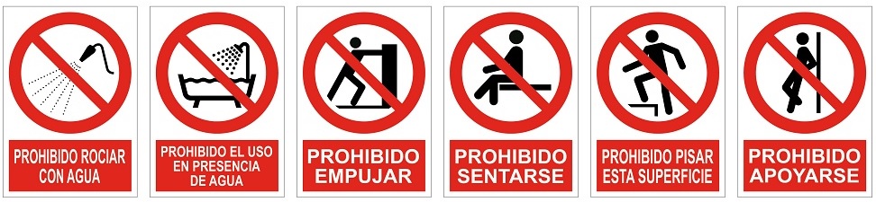 Señales prohibicion