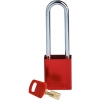 Candado safekey aluminio con arco grande