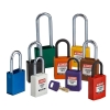 Familia Candados safekey nailon y aluminio. Colores disponibles