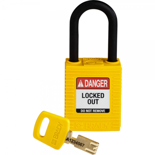 Candado safekey nailon con arco plástico