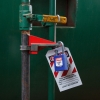 Ejemplo uso Safekey Lockout / Tagout candado con arco de acero